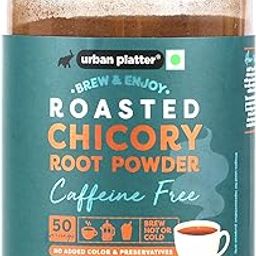 Urban Platter Roasted Chicory Root Powder, 250g (Caffeine free coffee substitute, Roasted and Ground to perfection, Brew with coffee and other beverages)-image-42