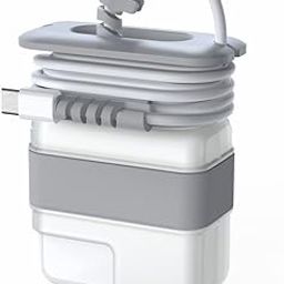 Case for MacBook & iPad Charger, 29w 30w 35w Apple Charger Case, Travel Cord Organizer, Apple Accessories (for Apple 29w 30w 35w Adapter) Gray-image-49