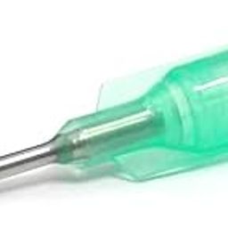 SANANTS - 18GA 1/2 Inch Dispensing Needle - Blunt Tip Luer Lock - Fluid Manifold Channel - 50 PCS,Green-image-44
