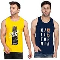 Tora Men's Sleeveless Vest Multi-Colour Combo T-Shirt-picture-46