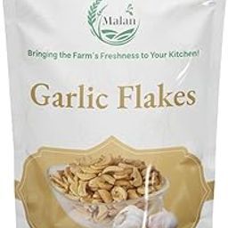 MALAN AGRO INDUSTRIES Dehydrated Garlic Flakes Powder, 1Kg, High Protein, Gluten Free (1 Kg, Garlic Flakes)-image-11