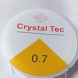 Priya Beads : Stretchy Clear Elastic Stretch Crystal Thread String Cord for DIY Necklace Jewellry Making and Craft Bracelet Beads Thread Making 10m (Size 0.7mm) (1)-15