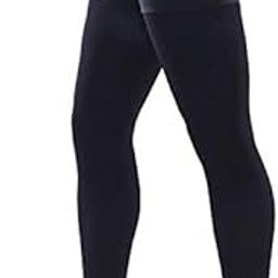 Thigh High Compression Stockings, Firm Support 20-30mmHg Medical Gradient Compression Socks for Women and Men - Medical Support Hose Treatment Varicose Veins Edema Swelling (Black, M)-31