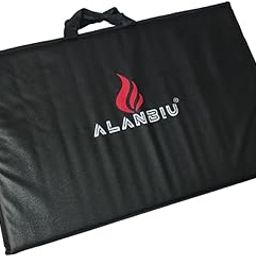 ALANBIU Yoga Mat | PVC Leather, Anti-Slip, Sweat Resistant, Unique Body Alignment Line System with Carrying Strap | 4-Folded, Extra Large Size 12 MM, Black-image-28