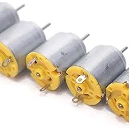 SP Electron DC Motor Mini Electric Motor Carbon Brush High Speed Torque Electric Toy Cars Engine Motor Kit, for DIY Fan Toys Cars Models (Pack of 5)-31