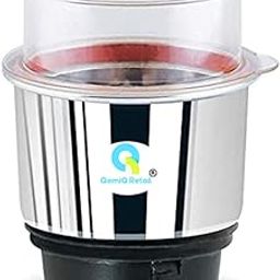 QemiQ Retail® - Mixer Grinder "Chutney jar" for - Sumeet, Preethi, Crompton, Lifelong, Murphy Richards, Ganga, Orient, Bajaj (400ml Capacity)-31