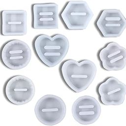 RAKA DIY Rings Holder Resin Mould Set of 12 Silicone Epoxy Resin Casting Mould Ring Holders DIY Resin Kit (Ring Holder Mould- 12)-24