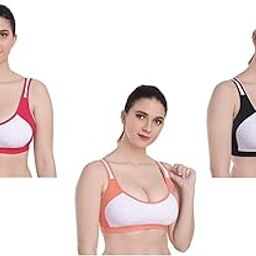 Daily use Sports Bra for Girls and Women Bra Combo Pack of 3-picture-38