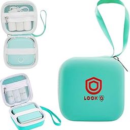 Locko Mini Printer Carrying Case for Phomemo/Memoking T02, Portable Hard Travel Case, Green-image-98