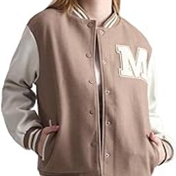 M Detail Patchwork Bomber Jacket-32