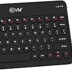 EVM EnArc Wireless Keyboard and Mouse Combo, Rechargeable Battery, Bluetooth 5.0 + 2.4G, Slim and Portable, Silent Click, Black (WLKM&EWLM-360)-21