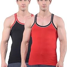 RKG Men's Assorted Pack of 2 Gym Vest (MRGV-211-Assorted-2)-image-78