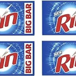 Rin Detergent Bar (250 Grams, Pack Of 4), Pack Of 1-30