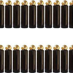 100ml Empty Refillable Stylish Black Dispenser Plastic Bottles - Eco friendly Multi use Container Bottles Refillable & Versatile for Hair Oils, Essential Oils, Sanitizer & Travel Needs, Perfect for Kitchen Use(Pack of 24).-image-22