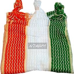 Men/Boys Tiranga/Flag/Tricolor Dupatta/Stole With Tassels (Free Size)-image-85
