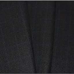 Men's Poly Viscose Checkered Unstitched Trouser Fabric 1.30m(Free Size)-image-88