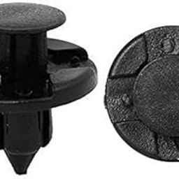 Fabbay Hole Rivet Fastener Mud Flaps Bumper Fastener Fender Clips for Car- Black (8mm, 10)-image-77