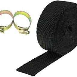 AOW Attractive Offer World Silencer Wrap Bike Exhaust Heat Shield for Royals Enfiield Bullet 350, (Black) Length-5 Metre-picture-11