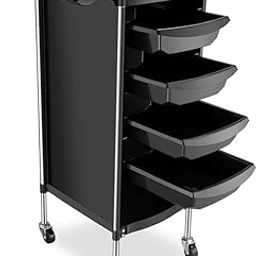 Hair Salon Storage Tool Cart, 6-Layer Salon Cart with Wheels, Space Saving Salon Station Trolley Cart, Hair Salon Beauty Storage Cart, Salon Rolling Cart for Hairdressing Beauty SPA Tattoo-picture-36