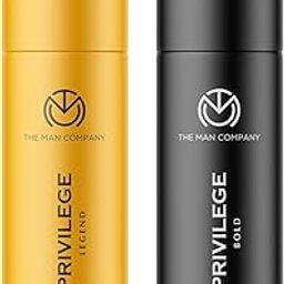 The Man Company Privilege Deodorants for Men - Legend & Bold | Premium Fragrance Body Spray | Long-Lasting Smell | Everyday Use Deo for Him | Gift Set for Husband, Boyfriend - (150ml* 2)-66
