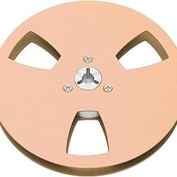 1/4 5 Inch Empty Tape Reel, Empty Winding Reel Improves Sound Quality Aluminum Alloy High Strength 3 Hole Reel to Reel Tape Player (Gold)-picture-30