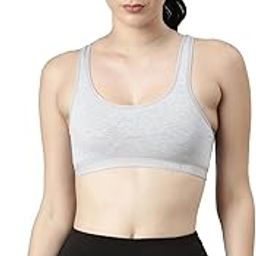 Women’s Sports Bra | Comfortable Fit with Support | Cotton Elastane Workout & Active Wear-image-83