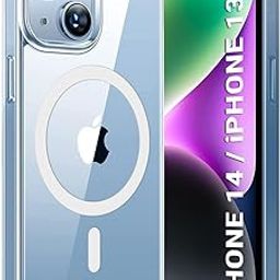 TheGiftKart Ultra-Hybrid Back Case Cover for iPhone 14/13 Compatible with MagSafe | Camera Protection | Hard Crystal Clear Back Bumper Case Cover for iPhone 14/13 (PC & TPU, Transparent)-image-40