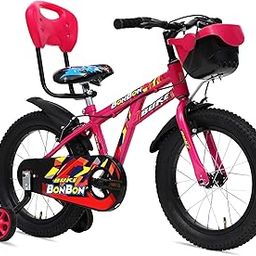 Avon BukeBonbon 16T MTB Bicycle Bike for Boys, Frame Size - 26 cm| Rigid Fork & Caliper Brake | Ideal Cycle for Kids: 4-6 Years Matt Gloss Finish, 10 Inches/Steel Rim (Barbie Pink)-image-53
