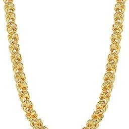 Chain for Men Boys Husband gents boyfriend Stylish golden Chain 1 one gram gold Neck Chain for Men Stainless Steel Chains for boys Jewellery Birthday Gift Anniversary fashion necklace-212-image-23