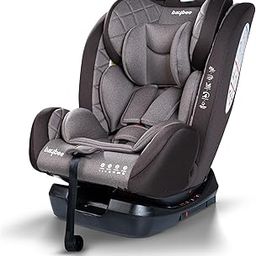 Baybee Convertible Car Seat for Baby 0 to 12 Years with ISOFIX, 3 Position Recline, Headrest Adjustable | ECE R44/04 Safety Certified | Travel Baby Car Seat for Toddlers Kids Boys Girls (Brown)-image-37