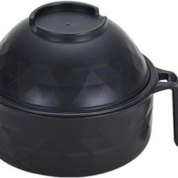 ATORSE Ramen Bowl Set 1200Ml Instant Noodles Detachable Non-Slip College Accessory Black-image-34