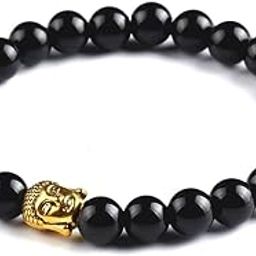 Reiki Feng-Shui Crystal Natural Semi Precious Gem Stone Beads Hand Bracelet. Unique Birthday Gift for Men, Women, Boys & Girls.-image-89