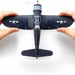 ATORSE 1:48 Scale WWII F4U Aircraft Assembly Model Kit for Adult and Kids DIY Dark Blue-image-30