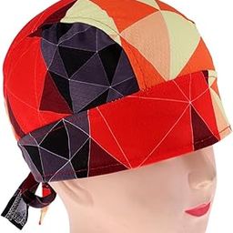 Outdoor Cycling Headwear Bicycle Bandana Pirate Headband Wrap Red Rhombic-image-47