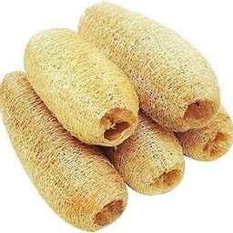 Body Scrubbers | Natural Organic Loofah Body Scrubbers for Bathing (Pack of 3)-image-2