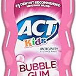 ACT Kids Anti-Cavity Fluoride Rinse, Bubblegum Blowout 16.9 oz-image-0