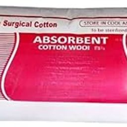 Absorbent Surgical Cotton Wool 400gm Pack of 1 for Clinic Use, Hospitals Use, First Aid, White-49