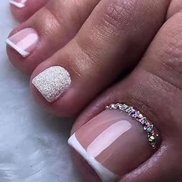 Buddy Jelly Trends Premium Designer 24pcs Toe Stick-on Nails set, with Easy Glue Tab application, Nails are Reusable & Unbreakable-image-15