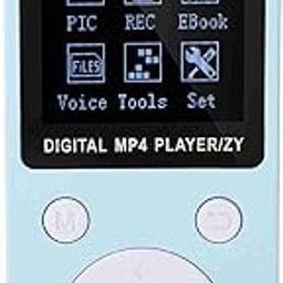 Portable Mp3 and Mp4 Player with Speaker, Built in Mp4 Music Player, Supports 32GB TF Card, Includes Headphone, Long Standby Time (Blue)-11