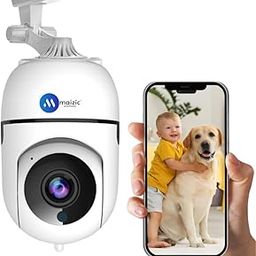 Maizic Smarthome 5+5 MP CCTV Camera 360? Security WiFi Camera, Pan & Tilt, Color Night Vision 20M, Human Detection, Smart Motion Tracking, 2-Way Talk (S-Alfa Fox)-6