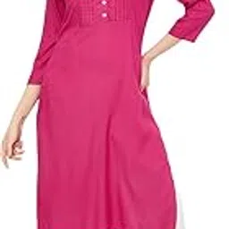 max Women's Rayon Regular Fit Casual Kurta-picture-39
