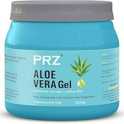 PRZ 100% Pure Natural ALOE VERA GEL Transparent (500Gram) For Body & Face Moisturizing, Hair Gel, Multipurpose Beauty Skin Gel, Acne Scars, Glowing & Radiant Skin Treatment-20