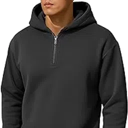 jump cuts || Mens || Solid || Hooded Neck || Full Sleeve || Fleece Sweatshirt-picture-27