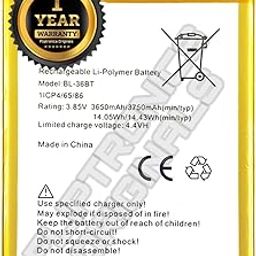 BL-36BT Battery for Tecno Camon I Air 2+ / Air 2 Plus / 36BT Battery with 1 Year Warranty**** (V86)-image-49
