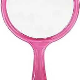 Foreign Holics Pink Pocket Mirror for Women Girls Stylish Small Size Mirror with Hanging Hole for Makeup and Travel-picture-51