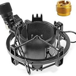 SUNMON AT2020 Shock Mount, Shock Mount Stand Reduces Vibration Noise for Audio Technica AT2020 AT2035 AT4040 AT2020USB ATR2500x Condenser Micphone-10
