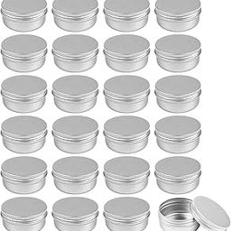 Hunky Dory 12pcs 60ml Aluminium Cosmetics Shan Container Jar for Creams,Lip Balm, Body Butter, Essential oil, Hair Wax, Costemic, Makeup Use (Pack of 12)-image-86