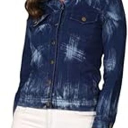 AG SWAD MASALA Women's Denim Washed Long Sleeve Jacket (Blue, L)-PID61765-image-34