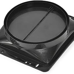 KIRMANI All in One Range Hood/Kitchen Chimney Check Valve Auto ON/Off Adapter Kitchen Exhaust Valve 150mm Black-image-94