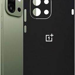 AtOdds Mobile Skin Sticker Wrap | Compatible for ONEPLUS 13S (5G) | Scratchproof Matte Finish | Full Coverage for All Sides & Camera Protection (Matte Black)-0